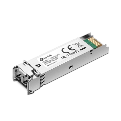 Tp-Link SM311LM TP-LINK TL-SM311LM. Tipo de transceptor SFP: Fibra óptica, Rango máximo de transferencia de datos: 1250 Mbit/s, Tipo de interfaz: SFP. Certificación: FCC, CE. Voltaje de entrada: 3.3 V