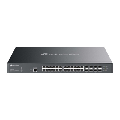 Tp-Link SX3832MPP TP-Link Omada SX3832MPP. Tipo de interruptor: Gestionado, Capa del interruptor: L2+. Puertos tipo básico de conmutación RJ-45 Ethernet: 10G Ethernet (100/1000/10000), Cantidad de puertos básicos de conmutación RJ-45 Ethernet: 24, Número de módulos SFP+ instalados: 8, Puerto de consola: RJ-45/USB Type-C. Tabla de direcciones MAC: 32000 entradas, Capacidad de conmutación: 640 Gbit/s. Estándares de red: IEEE 802.1Q, IEEE 802.1ab, IEEE 802.1af, IEEE 802.1p, IEEE 802.1x, IEEE 802.3ah, IEEE 802.3at,.... Energía sobre Ethernet (PoE). Montaje en rack, Factor de forma: DIN rail