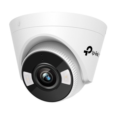Tp-Link VIGI C430(2.8MM) 3Mp Full-Color Turret Network Camera. Spec:H.265+/H.265/H.264+/H.264 1/2.8 Progressive Scan Cmos Color/0.005 Lux@F1.6 0 Lux With Ir/White Light 25Fps/30Fps (2304X12962048X1280 1920X10801280X720) Poe/12V Dc 2.8 Mm Fixed Lens Built-In Microphone. Feature: Full-Color And Ir Night Vision (Up To 30 M) Smart Detection (Human &Vehicle Classification)(Motion Detection Area Intrusion Detection Line-Crossing Detection Camera Tampering Detection Abandoned Object Detection Object Removal Detection Area Entrance Detection Area Exiting Detection Vehicle Detection Human Detection) Smartvid (Smart Ir Dwdr 3D Dnr Blc) Corridor Mode Onvif Remote Monitoring Vigi App Web Vigi Security Manager