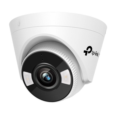 Tp-Link VIGI C440(4MM) 4Mp Full-Color Turret Network Camera. Spec:H.265+/H.265/H.264+/H.264 1/3 Progressive Scan Cmos Color/0.005 Lux@F1.6 0 Lux With Ir/White Light 25Fps/30Fps ( 2560X14402304X1296 2048X1280 1920X1080) Poe/12V Dc 4 Mm Fixed Lens Built-In Microphone Speaker Micro-Sd Slot. Feature: Full-Color And Ir Night Vision (Up To 30 M) Active Defense Two-Way Audio On-Board Storage Smart Detection (Motion Detection(Human Targets Classification) Camera Tampering Line-Crossing Area Intrusion) Smartvid (Smart Ir Wdr 3D Dnr Blc) Corridor Mode Onvif Remote Monitoring Vigi App Web Vigi Security Manager