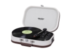 Trevi 0T102016 Trevi TT 1020 BT. Tipo: Tocadiscos de tracción directa, Funcionamiento: Semiautomático, Color del producto: Beige. Auriculares: 3,5 mm. Tipo de fuente de alimentación: Corriente alterna, Voltaje de entrada de adaptador AC: 230 V, Frecuencia de adaptador AC: 50 Hz. Ancho: 395 mm, Profundidad: 280 mm, Altura: 125 mm. Ancho del paquete: 430 mm, Profundidad del paquete: 350 mm, Altura del paquete: 150 mm