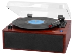 Trevi 0T103030 Trevi TT 1030 BT. Tipo: Tocadiscos de tracción directa, Color del producto: Madera, Material de la carcasa: Madera. Potencia estimada RMS: 30 W. Voltaje de entrada de adaptador AC: 230 V, Frecuencia de adaptador AC: 50 Hz, Voltaje de salida de adaptador AC: 12 V. Ancho: 375 mm, Profundidad: 335 mm, Altura: 215 mm. Peso del paquete: 4,45 kg, Ancho del paquete: 451 mm, Profundidad del paquete: 413 mm
