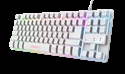 Trust 24739 - Teclado con iluminación TKL GXT 833W ThadoTeclado para gaming metálico y compacto con ilum