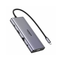 Ugreen UG45520 - HUB UGREEN 11EN1 USB-C A HDMI+VGA+USB-C+USB-A SD TF RJ45 3.5 PD 4K60HZ USB 3.2 PD 100W