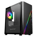 CAJA SEMITORRE/MICRO-ATX UNYKA MINI GLAYZE S/FUENTE USB3.0 NEGRA A-RGB C/VENTANA