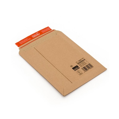 Varios 149204 Bolsas Fabricadas En Carton Corrugado Extrafuerte De Medidas 229 X 310 X 50 Mm. La Solapa Es Recta Y No Tiene Ventana. Con Tira Abrefacil Integrada Para Abrir El Paquete Sin Esfuerzo. Bordes Reforzados En Todo El Contorno Y Clip De Cierre Reutilizable. La Caja Contiene 100 Bolsas.