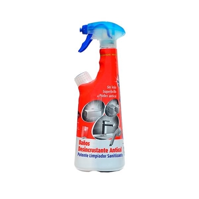 Varios 790391 Potente Desincrustante Que Limpia Sin Lejia Con Efecto Superbrillo Y Fragancia Refrescante. Gracias A Su Metodo Patentado Ecofoamsystem Se Pueden Obtener 20 Botellas De Desinfectante Siendo 50% Mas Barato Que El Producto Estandar Del Mercado Y Reduciendo Hasta 20 Veces El Impacto Ambiental Y La Huella De Carbono. Pulverizador Rellenable De 425 Ml.