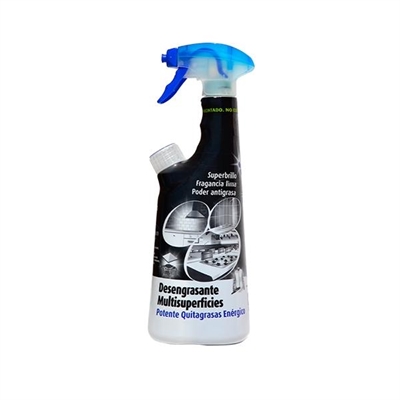 Varios 793391 Potente Quitagrasas Y Limpiador Energetico Alcalino Con Fragancia Olor A Lima Y Efecto Disolvente. Gracias A Su Metodo Patentado Ecofoamsystem Se Pueden Obtener 20 Botellas De Desinfectante Siendo 50% Mas Barato Que El Producto Estandar Del Mercado Y Reduciendo Hasta 20 Veces El Impacto Ambiental Y La Huella De Carbono. Pulverizador Rellenable De 425 Ml.