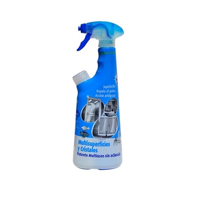 Varios 794391 Potente Limpiador Multiusos Sin Aclarado Con Efecto Antihuella Superbrillo Y Repele El Polvo. Gracias A Su Metodo Patentado Ecofoamsystem Se Pueden Obtener 20 Botellas De Desinfectante Siendo 50% Mas Barato Que El Producto Estandar Del Mercado Y Reduciendo Hasta 20 Veces El Impacto Ambiental Y La Huella De Carbono. Pulverizador Rellenable De 425 Ml.