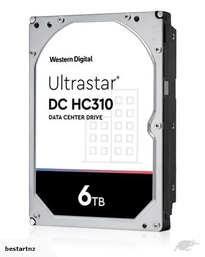 Western-Digital 0B36039 WD Ultrastar DC HC310 HUS726T6TALE6L4 - Disco duro - 6TB - interno - 3.5 - SATA 6Gb/s - 7200rpm - búfer: 256MB
