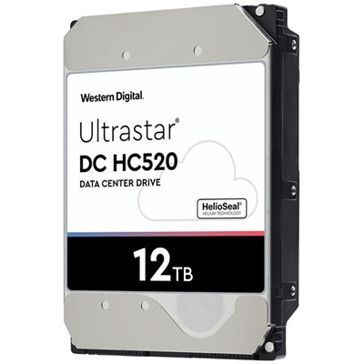 Western-Digital 0F30146 WD Ultrastar DC HC520 HUH721212ALE604 - Disco duro - 12TB - interno - 3.5 - SATA 6Gb/s - 7200rpm - búfer: 256MB