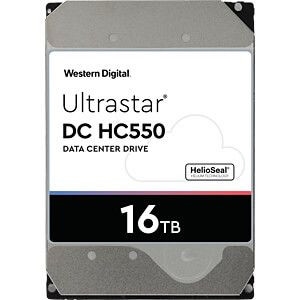 Western-Digital 0F38462 WD Ultrastar DC HC550 WUH721816ALE6L4 - Disco duro - 16TB - interno - 3.5 - SATA 6Gb/s - 7200rpm - búfer: 512MB