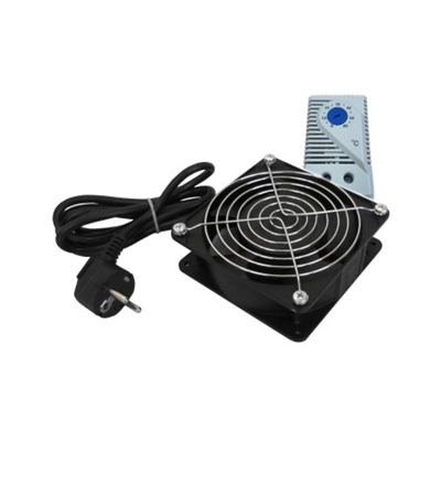 Wp WPN-ACS-FAN120T WP WPN-ACS-FAN120T. Tipo: Ventilador de refrigeración, Color del producto: Negro, Diámetro de ventilador: 12 cm. Voltaje de entrada: 230 V, Frecuencia de entrada AC: 50 Hz. Ancho: 120 mm, Profundidad: 38 mm, Altura: 120 mm