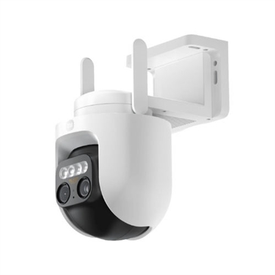 Xiaomi BHR9401EU -Zoom con doble objetivo de 9 aumentos con vigilancia 360° para una mayor tranquilidad-Zoom de 9 aumentos para acercarte a los detalles y poder vigilar cada rincón-Dos cámaras de 4 MP para obtener imágenes claras y brillantes a cualquier distancia-Visión nocturna inteligente a todo color con cuatro luces-Haz fotos a todo color incluso en condiciones de poca luz-La cámara doble PTZ con resistencia al polvo y al agua IP66 puede soportar condiciones extremas en exteriores-Doble antena externa para una señal Wi-Fi ampliada y estable-Admite la conexión de un cable de red para garantizar una transmisión de datos estable-Llamadas de audio bidireccional reales con un altavoz de 2 W de alta potencia-Advertencias disuasorias audiovisuales y notificaciones push con información sobre alarmas en la aplicación-Detección automática de personas y vehículos e identificación precisa para filtrar la información no válida-Tres opciones de almacenamiento: Almacenamiento local, en la nube y conectado a la red-Grabación time-lapse de la vibrante vida al aire libre-Funciona con Alexa y Google Home-Xiaomi protege rigurosamente tu privacidad y seguridad-La codificación H.265 permite una transmisión de datos fluida y ahorra espacio de almacenamiento-Montaje en techo, lateral y en poste para adaptarse a una gran variedad de situaciones al aire libreESPECIFICACIONESEspecificacionesNombre del producto -Xiaomi Outdoor Camera CW700SModelo -MJSXJ06HLResolución -2560 x 1440Apertura -f/1,6Codificación de vídeo -H.265Conexión inalámbrica -Wi-Fi IEEE 802.11 b/g/n, 2,4 GHzMétodo de almacenamiento -Tarjeta microSD (de 8 GB a 256 GB), almacenamiento conectado a la red y almacenamiento en Xiaomi CloudCompatible con -Android 8.0 e iOS 12.0 o versiones posterioresClasificación de resistencia al agua -IP66Entrada nominal -12 V/1 ATemperatura de funcionamiento del producto -De -30 °C a 60 °CContenido del paquete -1 cámara -1 adaptador de corriente -1 pegatina de la plantilla de montaje en pared/techo -1 tira de goma impermeable para el cable de corriente -1 paquete de accesorios de tornillos -1 juego de cuatro piezas para puerto Ethernet resistente al agua -1 manual de usuario -1 pegatina de advertencia