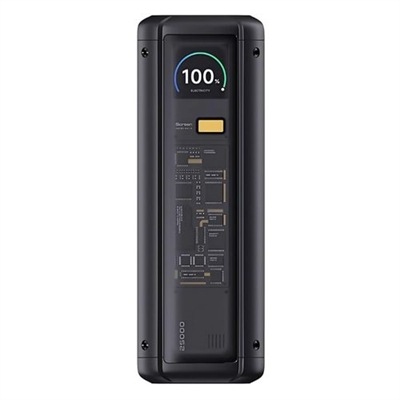Xiaomi BHR9970GL Un diseño exterior único, fuerte y llamativoUna pantalla a color garantiza que la información sea clara y visibleCarga máxima de 140 W con un solo puerto para velocidades ultrarrápidasDistribuye de forma inteligente una potencia de carga máxima de 212 W en tres puertosLas celdas de batería premium de alta capacidad producen abundante energía y prolongan la vida útil de la batería.Modelo de producto -P03MITipo de batería -batería de iones de litioCapacidad nominal -14.000 mAh (5 V/6 A)Energía típica -90,8 Wh 3,63 V 25000 mAhEnergía nominal -89,0 Wh 3,63 V 24500 mAhPuerto de entrada -USB-C®Puerto de salida -USB-A/USB-CParámetros de entrada -USB-C (C1) 5 V = 3 A, 9 V = 3 A, 12 V = 3 A, 15 V = 3 A, 20 V = 3,25 A, 20 V = 5 A USB-C (C2) 5 V = 3 A, 9 V = 3 A, 12 V = 3 A, 15 V = 3 A, 20 V = 2,25 AParámetros de salida -212 W máx.Dimensiones del producto -55,4 x 55,4 x 160 mmSalida de puerto único -USB-C (C1) 5 V = 3 A, 9 V = 3 A, 11 V = 3 A, 11 V = 6,1 A, 12 V = 3 A, 15 V = 3 A, 20 V = 2,25 A, 20 V = 3,25 A, 20 V = 4,5 A, 20 V = 6 A, 28 V = 5 A, 140 W máx. USB-C (C2) 5 V = 3 A, 9 V = 3 A, 12 V = 3 A, 15 V = 3 A, 20 V = 2,25 A, 45 W máx. USB-A (A) 5 V = 3 A, 9 V = 3 A, 10 V = 2,25 A, 11 V = 6,1 A, 12 V = 1,67 A, 12 V = 3 A, 15 V = 3 A, 20 V = 3 A, 20 V = 6 A, 120 W máx.Salida de potencia multipuerto -USB-C (C1)+USB-A (A): 65 W+120 W (cable PD de 5 pines) 140 W+22,5 W (cable USB-A a USB-C) USB-C (C2)+USB-A (A): 45 W+120 W (cable PD de 5 pines) 45 W+22,5 W (cable USB-A a USB-C) USB-C (C1)+USB-C (C2): 120 W+45 W USB-C (C1)+USB-C (C2)+USB-A (A): 65 W+27 W+120 W (cable PD de 5 pines) 120 W+27 W+2,5 W (cable USB-A a USB-C)Contenido del paquete -Banco de energía x1, Cable de carga x1, Manual de usuario x1
