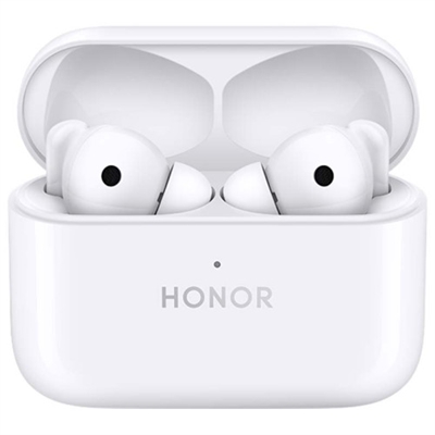 Xiaomi HONEB2LW Honor Earbuds 2 Lite, auriculares inalámbricos TWS con hasta 32 horas de autonomía y cancelación activa de ruido. Equipado con tecnología de cancelación activa de ruido, el micrófono de los Earbuds 2 Lite capta el ruido fuera del oído mientras que el altavoz genera ondas sonoras de reducción de ruido inversas para eliminarlo. De esta manera, los Honor Earbuds reducen eficazmente los sonidos ambientales no deseados, permitiéndote escuchar lo que quieras en un entorno más claro y envolvente. Reducción de ruido inteligente en llamadas de voz. 32 horas de batería.Sonido de sobresaliente con controlador de 10 mm y diafragma compuesto. Abre el estuche y conecta. Disfruta de juegos con baja latencia.diseño ergonómico biónico en 3D, que hace que el uso sea estable y más cómodo, con tres tamaños de almohadillas de silicona blanda para adaptarse a los diferentes tipos de tímpano. Con un peso de 5.5 gramos para cada auricular, no sentirás que ni que los llevas puestos. Con un estuche de carga tiene un diseño compacto y elegante, muy cómodo de sostener en la mano.