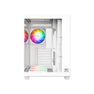 Xyz X-CS-TESSERACTX-W TORRE ATX XYZ TESSERACT X WHITE 7XVENT 120MM ARGB CPU MAX 165MM GPU MAX 390MM