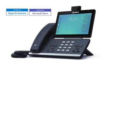 Yealink-Telefonia T58AWITHCAMERA Videotelefono T58a Con Camara - Número De Puertos Red: 2; Puertos Usb: Sí; Conformidad Voip: Sip/Sip V2/Spcp; Wireless: No; Tecnología: Ip