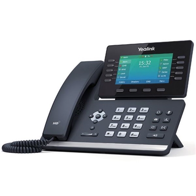 Yealink-Telefonia YEA_T54W T54w Teléfono Dise O 16 Cuentas Sip Con Poe Sin Psu - Número De Puertos Red: 2; Puertos Usb: Sí; Conformidad Voip: Sip; Wireless: No; Tecnología: Ip